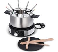 Combinazione fonduta-crepiera Severin Fo 2471 - 1500 W Acciaio inox / Nero