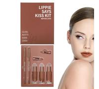 Combinazione Labbra | Per Labbra A Lunga Durata | Lucidalabbra | Per Donne, Ragazze, Viaggio, Business, Trasferta, Palco, Appuntamento, Riunione, Shopping