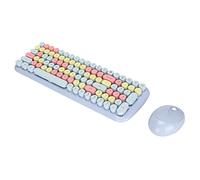 Combinazione Mouse e Tastiera Wireless, Tecnologia Wireless 2.4G Risparmio Energetico Intelligente Trasmissione a Lunga Distanza Tastiera e Mouse Carini per Bambini e Ragazze… (#4)