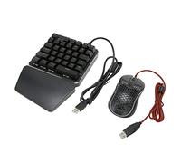 Combinazione Mouse Tastiera da Gioco con una Mano, Pacchetto Combo Gioco Mobile Bluetooth 4 in 1, Controller Gamepad, Convertitore Tastiera Mouse per Android IOS