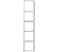Combinazione orizzontale/verticale del telaio JUNG. CD585WW CD500 5 posti bianco alpino CD585WW (CD585WW)