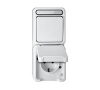 COMBINAZIONE PRESA E INTERRUTTORE MERTEN & STORCK MEG3494-8019 - 250V, 16A, SCHUKO con, Dimensioni 73x166x61 mm, Peso 0.12 kg