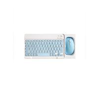 Combinazione tastiera e mouse Bluetooth - Tastiera Bluetooth da 10 pollici e mouse dual-mode (ricaricabile) con custodia: blu cielo