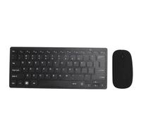 Combinazione Tastiera e Mouse Wireless, Set Tastiera e Mouse Ergonomici di Dimensioni Standard da 2.4G 78 Tasti, Tastiera e Mouse USB Cordless Regolabili Retro Ultra Sottili e