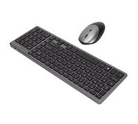 Combinazione Tastiera e Mouse Wireless, Tastiera e Mouse Wireless silenziosi 102 Tasti Ricaricabile per PC