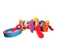 Combinazioni di scivoli for bambini da interno e da esterno, scivoli for parchi giochi, grandi giocattoli for parchi di divertimento, attrezzature for asili nido(A6)