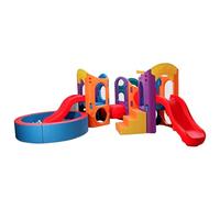 Combinazioni di scivoli for bambini da interno e da esterno, scivoli for parchi giochi, grandi giocattoli for parchi di divertimento, attrezzature for asili nido(A5)