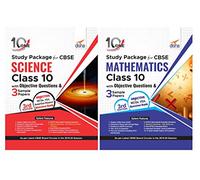 Combo 10 in One Study Package for CBSE Science & Mathematics Class 10 with Objective Questions & 6 Sample Papers 3rd Edition