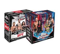COMBO 2026 Topps Chrome UFC Mega Box + 2026 Topps Chrome WWE Mega Box