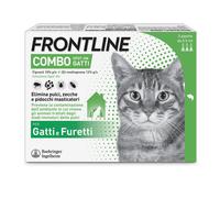 Combo 3 Pipette Antiparassitario per Gatti Gattini e Furetti di Lunga Durata