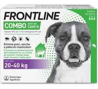 Combo, 3 Pipette, Cane Taglia L (20 - 40 Kg), Antiparassitario per Cani E Cuccio