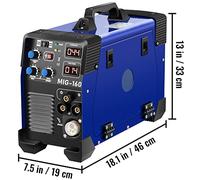 Combo 3in1 MIG Saldatore 160A 250A 270A Portatile MMA TIG IGBT DC Inverter Flusso Animato Filo di Alimentazione Saldatrice a Gas(MIG-160A)