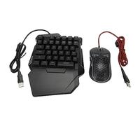 Combo Adattatore Tastiera Mouse RGB con una Mano, Gestione di Giochi Mobili, Connessione Wireless Cablata, Compatibile con, per IOS, VBESTLIFE4yavbuchr5