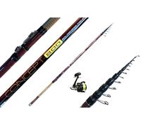 Combo Canna Bolognese 8m Mulinello Carbonio Pesca Mare Lago Orata Sarago Concept