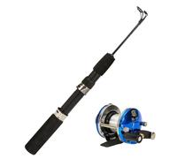 Combo Canna e Mulinello da Pesca | Canna Da Pesca Retrattile Con Mulinello | Set da Viaggio in Fibra di Carbonio per Persico Trota Pesce Gatto Crappie Lago Fiume Mare Sponda