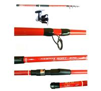 Combo Canna + Mulinello Bolentino Costiero Hibris Boat 3Mt Pesca Barca