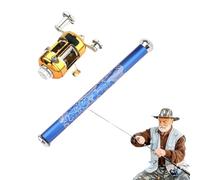 Combo di canne e bobine, canna da e Combo Reel | Piccola Asta da Tasca telescopica,Polte de do, Attrezzatura pieghevole per bambini, Famiglie, Amici, casa, Viaggi all'aperto