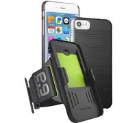 Combo Di Custodia Slim Con Fascia Per Apple iPhone SE 2022 2020 - Nera