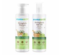 Combo di Mamaearth BhringAmla Oil + Shampoo 250 ml per il trattamento intenso...