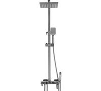 Combo Doccia da Bagno ad Alta Pressione a 4 settaggi-Lussuoso Doccia per la Doccia a Temperatura costante a Temperatura costante, Grigio
