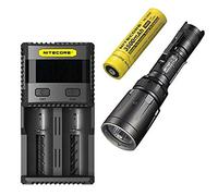 Combo: Nitecore SRT7GT Flashlight - 1000 Lumens -XP-L Hi V3 w/NL1835 3500mAh 18650 & SC2 Charger