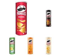 Combo Pringles Original | Hot & Spicy | Emmental | Paprika | Sour Cream e Onion | Perfette per l'aperitivo | Confezioni da 175g x 5