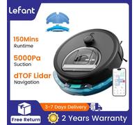 Combo robot aspirapolvere e scopa Lefant M330 Pro, 5000 Pa, navigazione DTOF LiDAR, M330 Pro