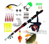 COMBO ROD DELLA PER DELLA FISHING - SET POLE DEL CAMBIA TECCOPICO, KIT CASTING LEGGIORE | Build di attrezzatura pieghevole, tema dei pescatori di viaggio, dettaglio 'impugnatura EVA, attaccamento