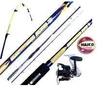 Combo Seppia Calamaro Canna Kaiman 2.70Mt Mulinello Pesca Barca Riva