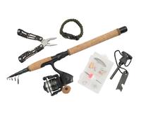 Combo spinning Abu Garcia Diplomat Wilderness Survival Tele 2.13m 2-10g 2000