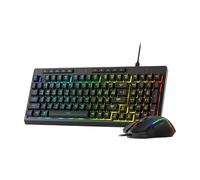 Combo tastiera e mouse da gioco Redragon S141, tastiera a membrana RGB cablata K515 e set di mouse da gioco M616 cablati da 10000 DPI