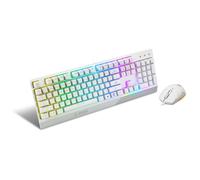 Combo Tastiera Mouse - MSI - VIGOR GK30 - Bianco - USB - RGB