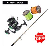 COMBO TRAINA SUGOI CLIPPER 1.80 MT + SELE MIDORI + NYLON TRY TOURNAMENT - COMBO TRAINA: SUGOI CLIPPER 1.80 MT + SELE MIDORI 6500 + NYLON TRY TOURNAMENT