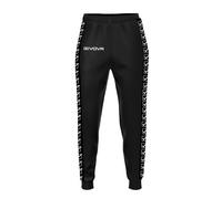 combo Tuta Full Zip con Cappuccio Terry Band givova celeste nero cotone