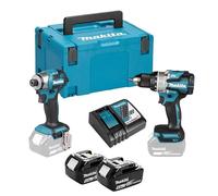 Combopack 2 strumenti 18 V (2 x 5.0 Ah) (DDF489 + DTD173) - MAKITA DLX2527TJ