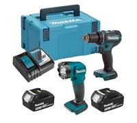 Combopack 2 strumenti wireless 18 V LXT (2 x 3,0 Ah) (DDF485 + DML815) - MAKITA DLX2349J