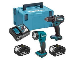 Combopack 2 strumenti wireless 18 V LXT (2 x 3,0 Ah) (DDF485 + DML815) - MAKITA DLX2349J