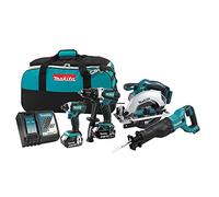 Combopack 4 strumenti wireless 18 V LXT (2 x 4.0 Ah) - MAKITA DLX4058M
