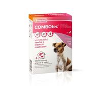 COMBOTEC CANI PICCOLI 2/10 KG (3 pipette) - Protezione completa in pipette contro pulci, zecche e pidocchi nei cani