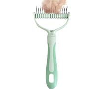 Combs per cuccioli di toelettatura, spazzola a doppio lato, pennello per animali domestici autopulibili, tutti i tipi di rivestimento, compatto e leggero, 17.5x8.0x2,5 cm, per i proprietari di animali
