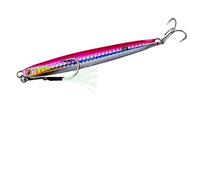 Comcapy 1 PZ Lungo Metallo Jig Richiamo di Pesca 10g-20g-30g-40g-60g Cucchiaio da Jigging a Fusione lenta Richiamo Duro Artificiale Shore Metal Bait (Color : Color G, Size : 11.5cm-60g)
