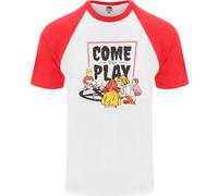 Come A Giocare Evitiamo Demoni Tavola Ouija Uomo S/S Maglietta Baseball