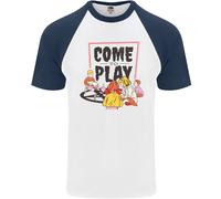 Come A Giocare Evitiamo Demoni Tavola Ouija Uomo S/S Maglietta Baseball