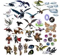 Come addestrare il tuo drago 3D per le camere da letto ragazzi e ragazze decalcomania della parete Formato: Grande