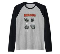 Come addestrare Il Tuo Film Dragon 2025 HA HA HA He He No Maglia con Maniche Raglan