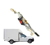 Come Along Winch - Estrattore Elettrico A Cricchetto Per Cavi, Strumento Per Tirare Corde Pesanti, Traino Manuale A Doppio Gancio | Tenditore A Gancio Per Crimpare L'installazione Di Incorniciatura De