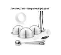 (Come da immagine) Capsula riutilizzabile in acciaio inox per macchina da caffÃ¨ Nespresso Vertuoline