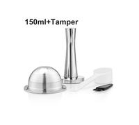 (COME DA IMMAGINE) Capsule riutilizzabili per macchina da caffÃ¨ Nespresso Vertuo Vertuoline in acciaio