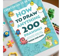 Come Disegnare: Libro di Disegno Passo-Passo con più di 200 Pagine - Una Guida per Artisti per Disegnare Qualsiasi Cosa, Tutorials di Disegno, Regali di Compleanno e Natale, Apprendimento Creativo, Il