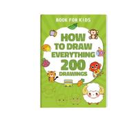 Come disegnare qualsiasi cosa: 300 disegni di cose adorabili, animali, cibo e oggetti | Libro per bambini 384